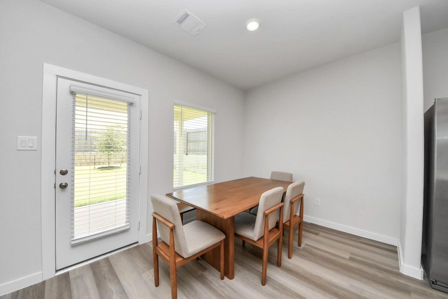 Furnished interior view inside a new home in Montgomery Oaks - Premier, Conroe (Image 11). Furnished interior view inside a new home in Montgomery Oaks - Premier, Conroe (Image 11).