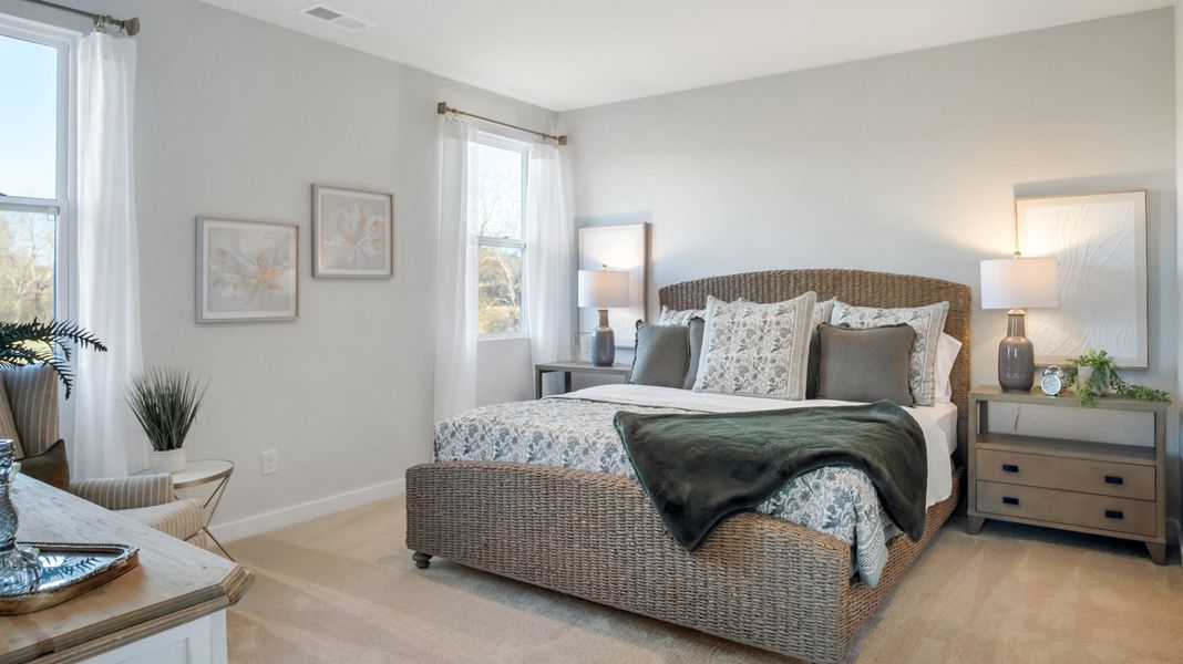 Representative furnished interior of a home built from the Lacombe by D.R. Horton in Village Park, Oakland (Image 7).
