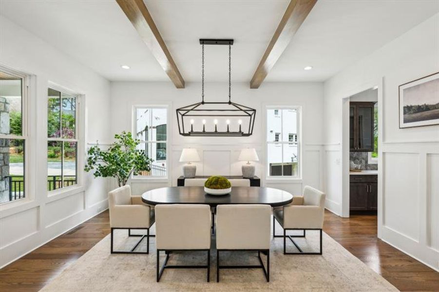 Furnished interior view inside a new home in , Atlanta (Image 16).