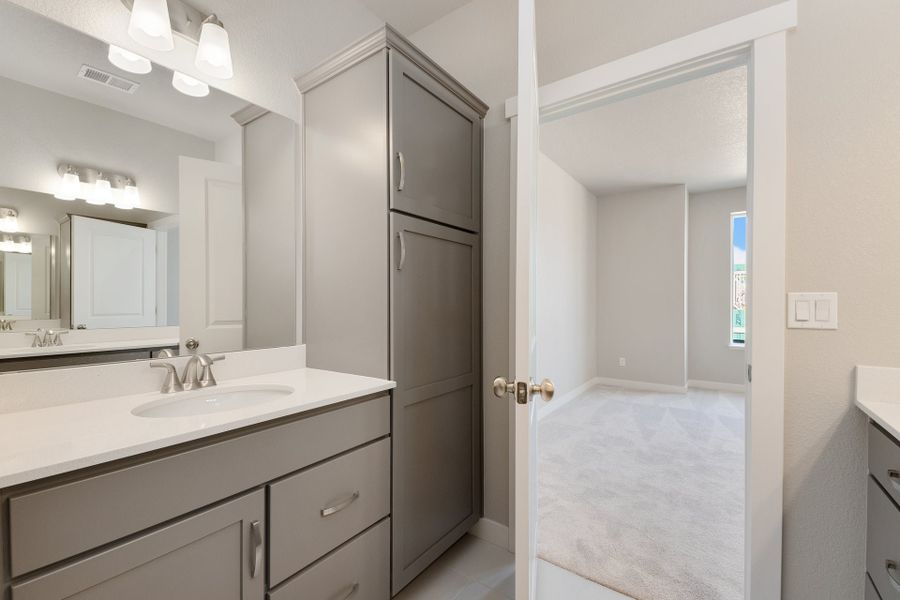 Furnished interior view inside a new home in The Lakes at Centerra, Loveland (Image 10).