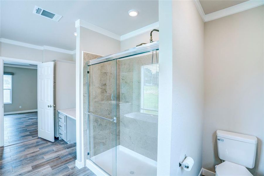 Furnished interior view inside a new home in , Springtown (Image 8).