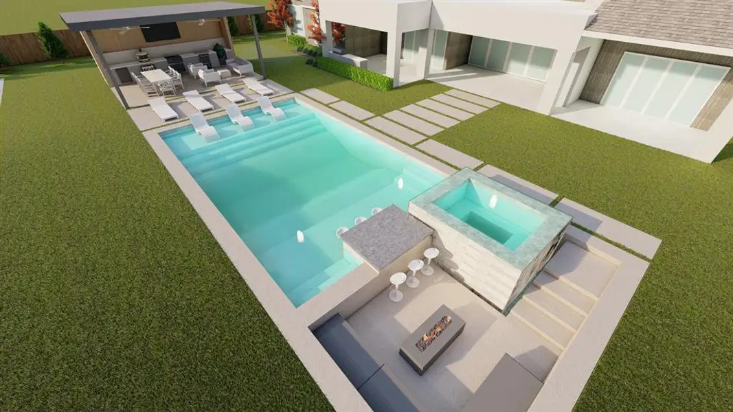 Exterior details and patio area of a home in , Frisco (Image 2).