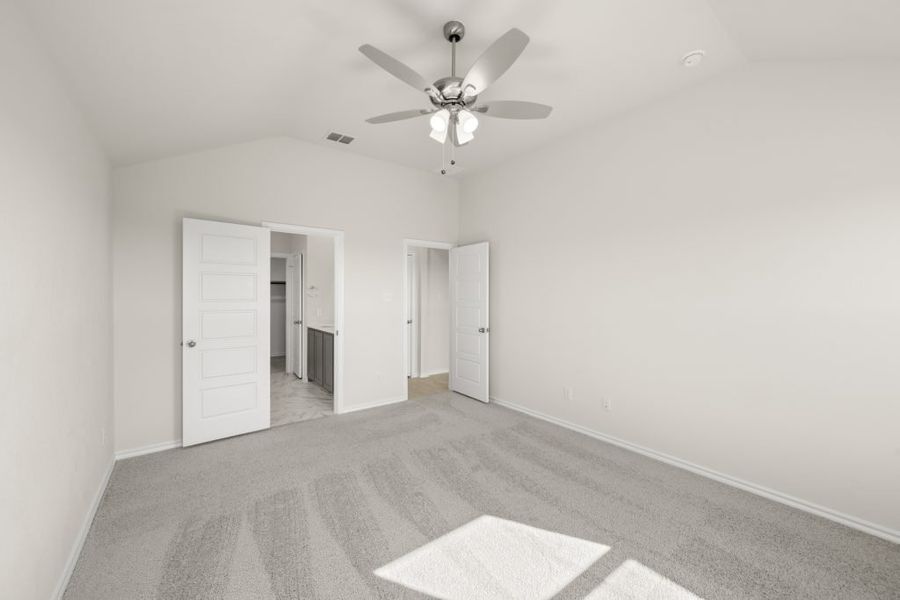 Front exterior of a new home in Myrtle Creek, Waxahachie, TX, highlighting curb appeal (Image 19).