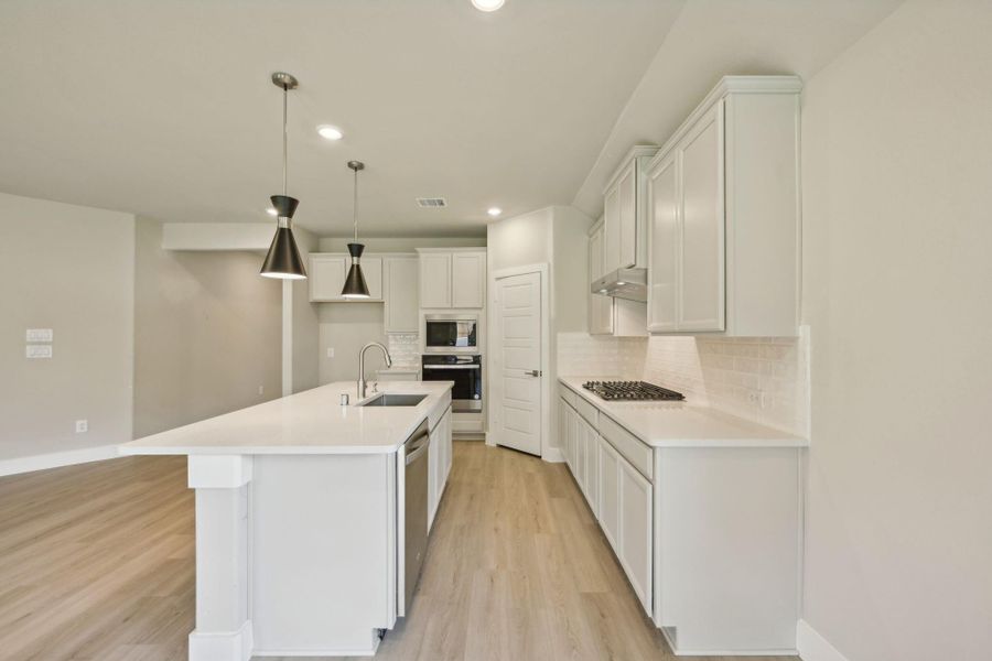 Photo is not of the actual home but is an inspirational photo of builder's model home and may depict options, furnishings, and/or decorator features that are not included.