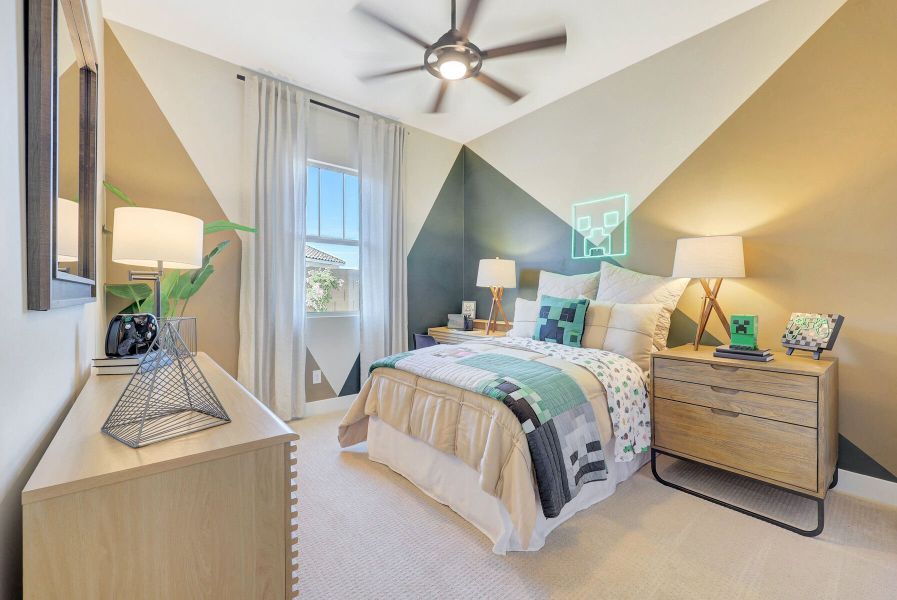 Representative furnished interior of a home built from the Garnet by Mattamy Homes in Las Ventanas, Goodyear (Image 37).