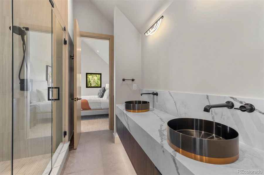 Furnished interior view inside a new home in , Breckenridge (Image 36).