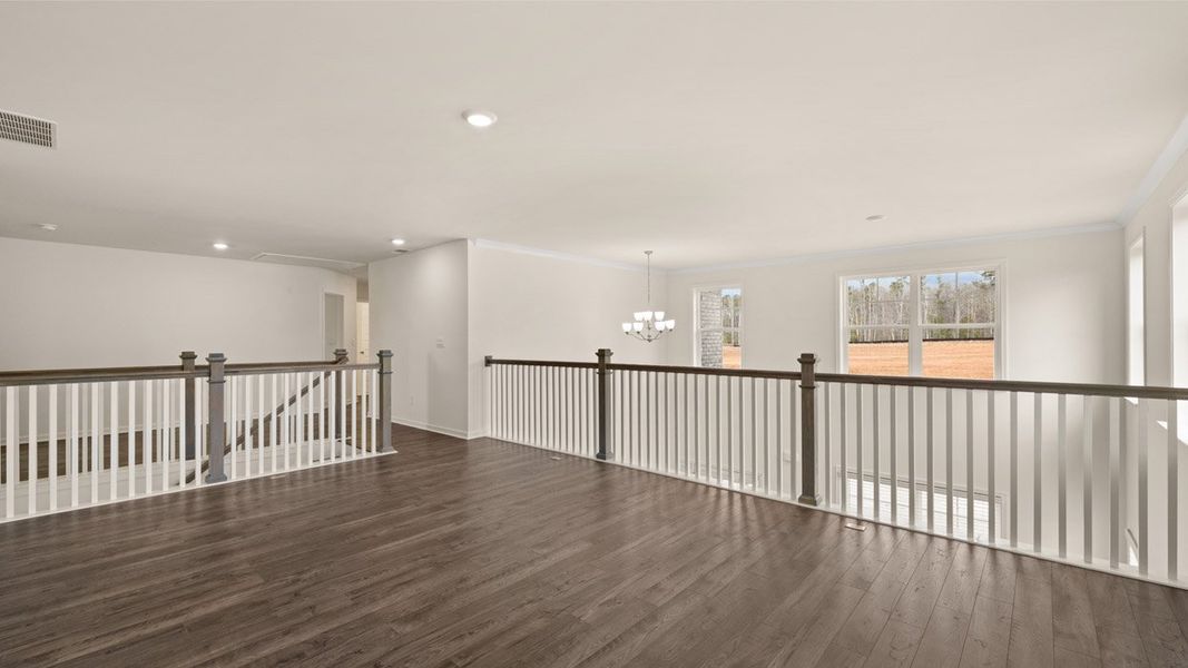 Spacious, unfurnished interior of a new home in The Gates at Pates Creek, Hampton (Image 37).
