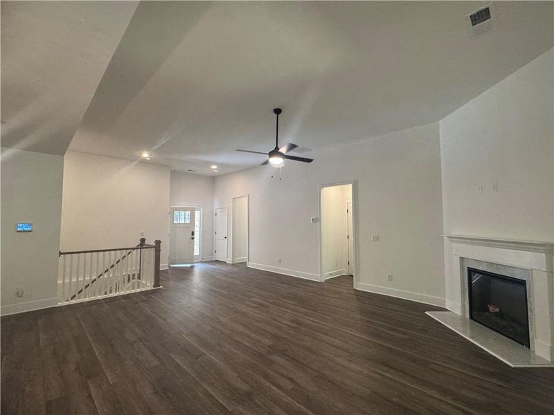 Spacious, unfurnished interior of a new home in The Fields of Walnut Creek, Pendergrass (Image 16).