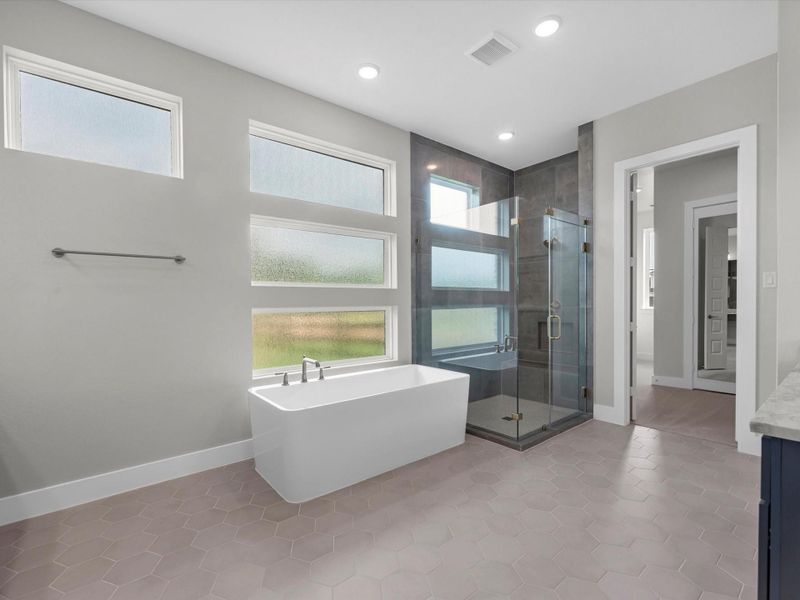 Furnished interior view inside a new home in The Estates at James Lane, Fulshear (Image 10). Furnished interior view inside a new home in The Estates at James Lane, Fulshear (Image 10).