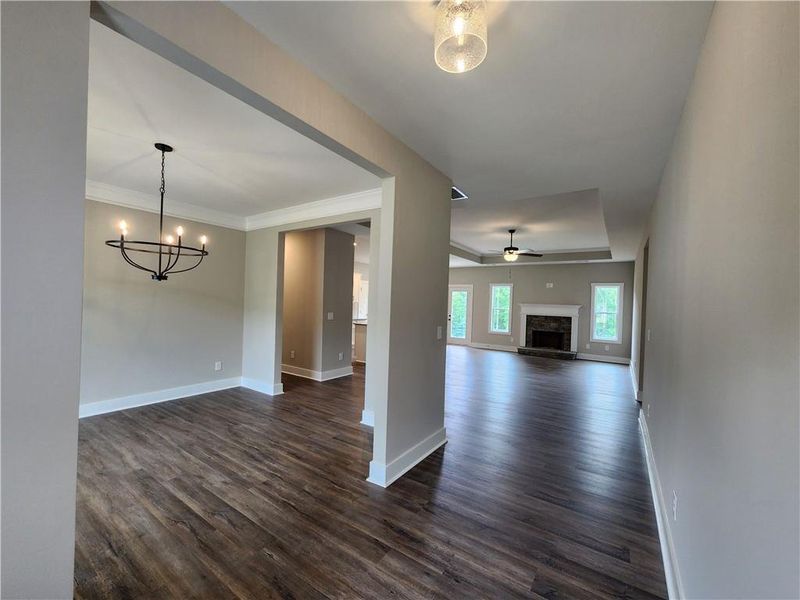 Spacious, unfurnished interior of a new home in Benson Estates, Dallas (Image 7). Spacious, unfurnished interior of a new home in Benson Estates, Dallas (Image 7).