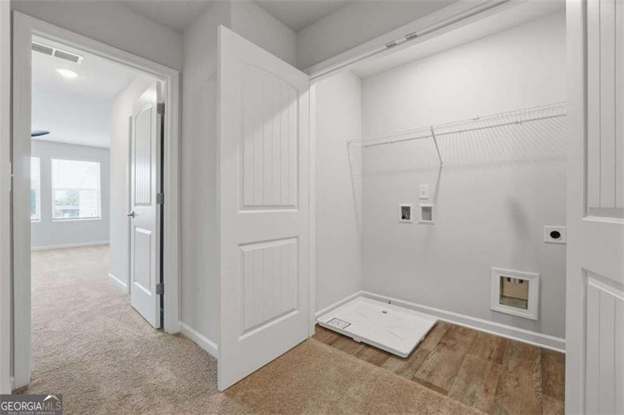 Spacious, unfurnished interior of a new home in Parkway James, Snellville (Image 25). Spacious, unfurnished interior of a new home in Parkway James, Snellville (Image 25).