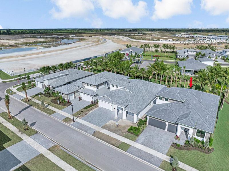 Exterior details and patio area of a home in Esprit at Avenir, Palm Beach Gardens (Image 35). Exterior details and patio area of a home in Esprit at Avenir, Palm Beach Gardens (Image 35).