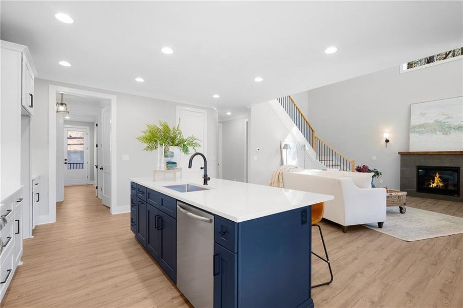 Furnished interior view inside a new home in , Ball Ground (Image 3).