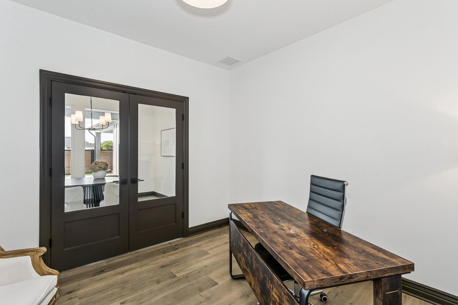 Furnished interior view inside a new home in The Courtyards at Jacobs Farm, Wichita (Image 11).