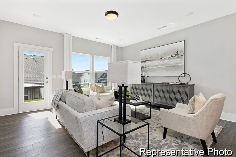 Furnished interior view inside a new home in Edgewater - The Cottages, Lancaster (Image 7).