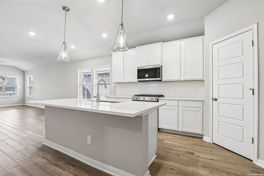 Furnished interior view inside a new home in Kallison Ranch, San Antonio (Image 11).
