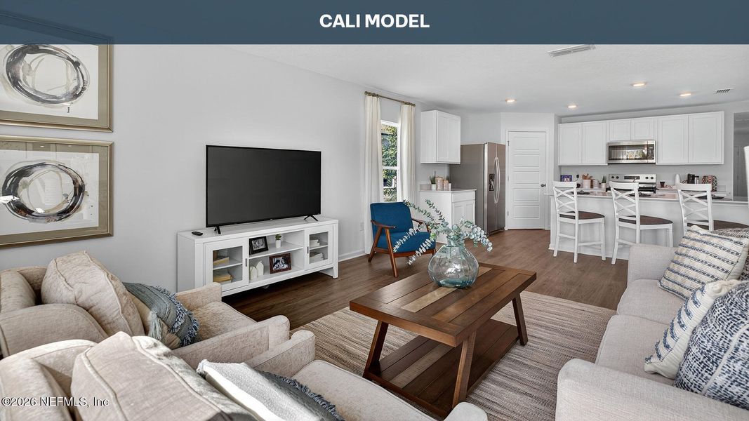 Furnished interior view inside a new home in , Palm Coast (Image 12).