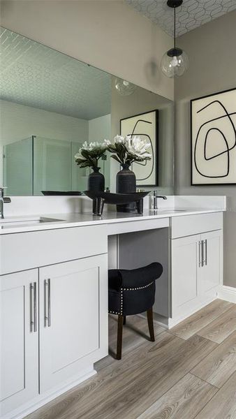 Furnished interior view inside a new home in Pasadena Woods, Dade City (Image 24).