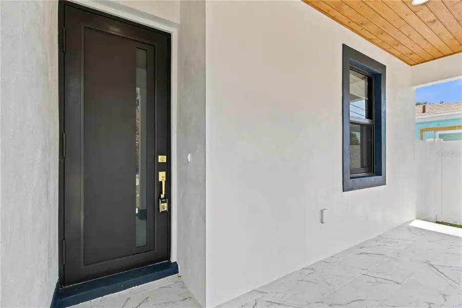 Exterior details and patio area of a home in , Clearwater (Image 4). Exterior details and patio area of a home in , Clearwater (Image 4).