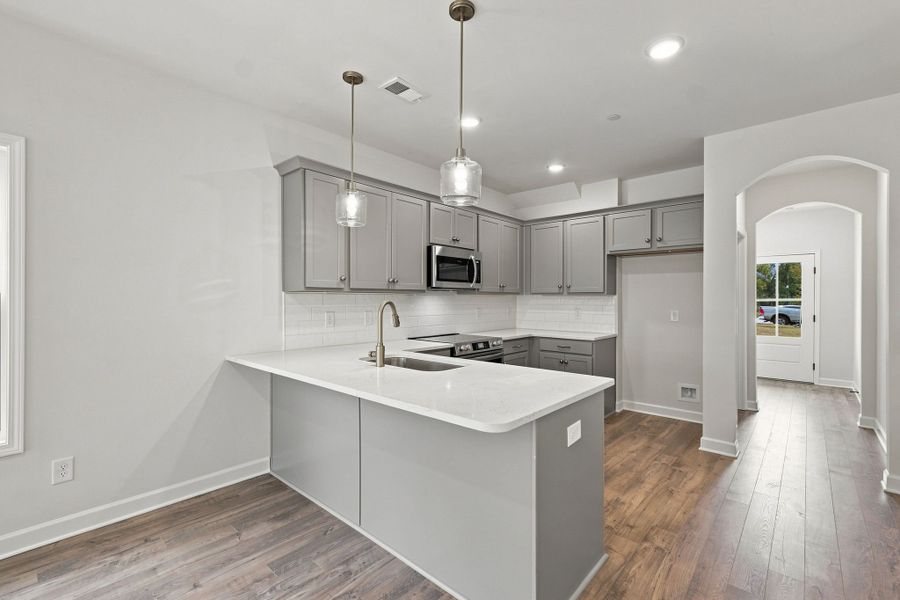 Charleston Townhome Kitchen Designed for Everyday Living