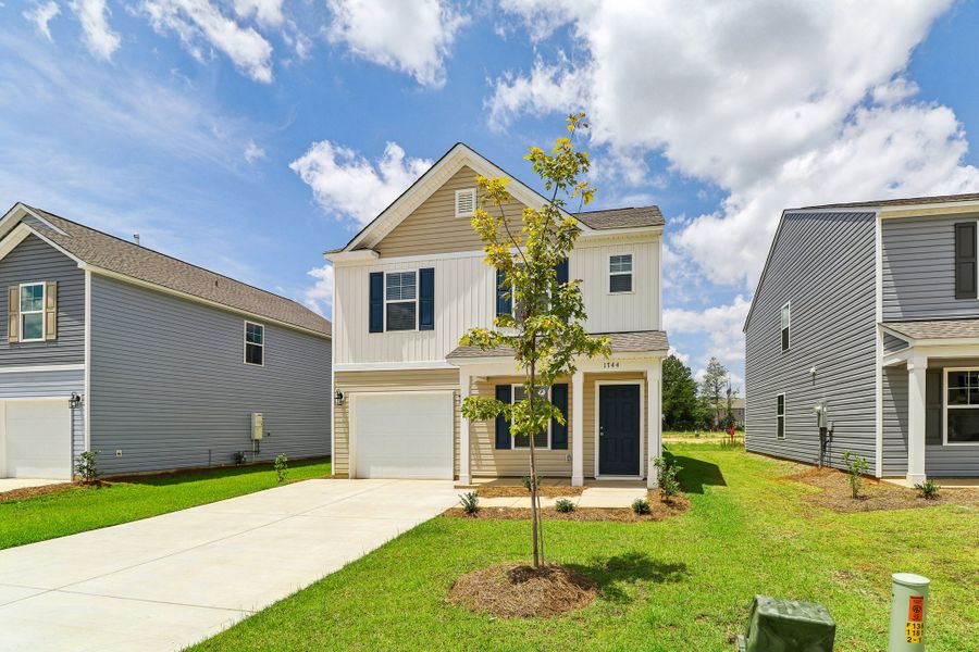 Representative exterior photo of a completed home built from the Helen by Great Southern Homes in Hazelwood, Boiling Springs, SC (Image 5).