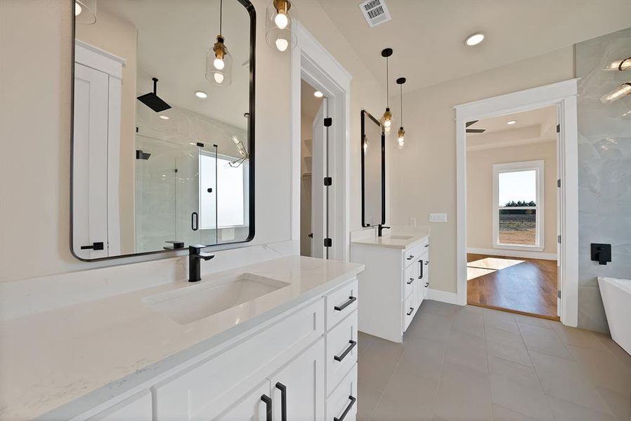 Furnished interior view inside a new home in , Union Valley (Image 14). Furnished interior view inside a new home in , Union Valley (Image 14).