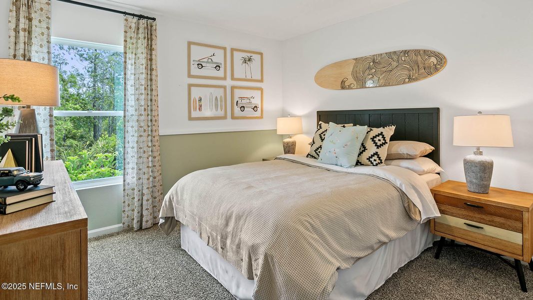 Furnished interior view inside a new home in Sawmill Branch Express, Palm Coast (Image 14). Furnished interior view inside a new home in Sawmill Branch Express, Palm Coast (Image 14).