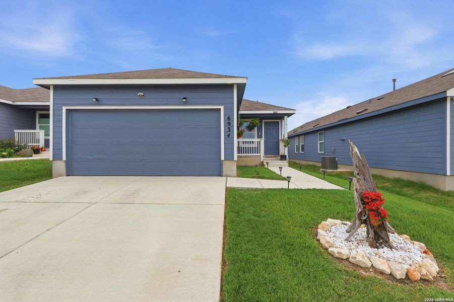 Front exterior of a new home in Crescent Hills, San Antonio, TX, highlighting curb appeal (Image 2). Front exterior of a new home in Crescent Hills, San Antonio, TX, highlighting curb appeal (Image 2).