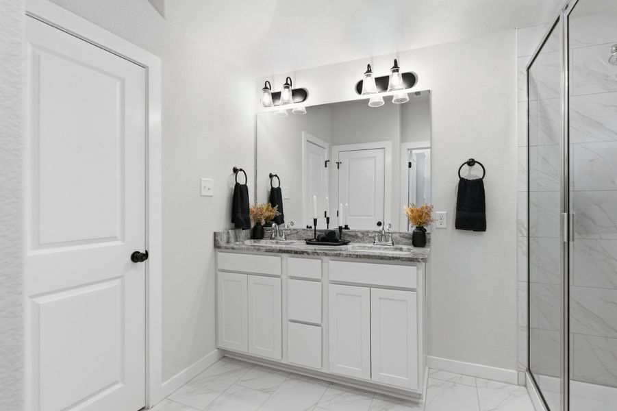 Furnished interior view inside a new home in Bonham Trace, Bryan (Image 14).