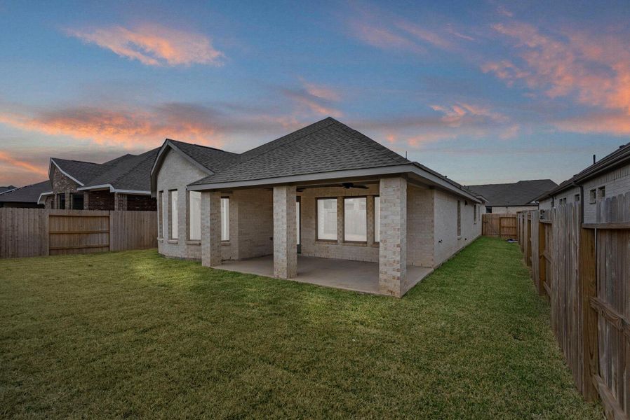 Exterior details and patio area of a home in Escondido, Magnolia (Image 4).