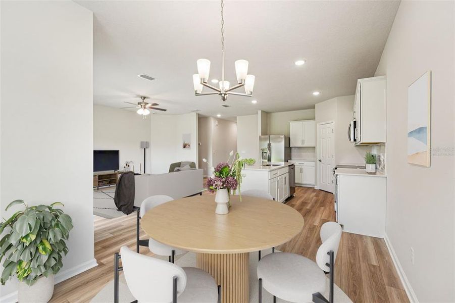 Furnished interior view inside a new home in , Palm Coast (Image 15).
