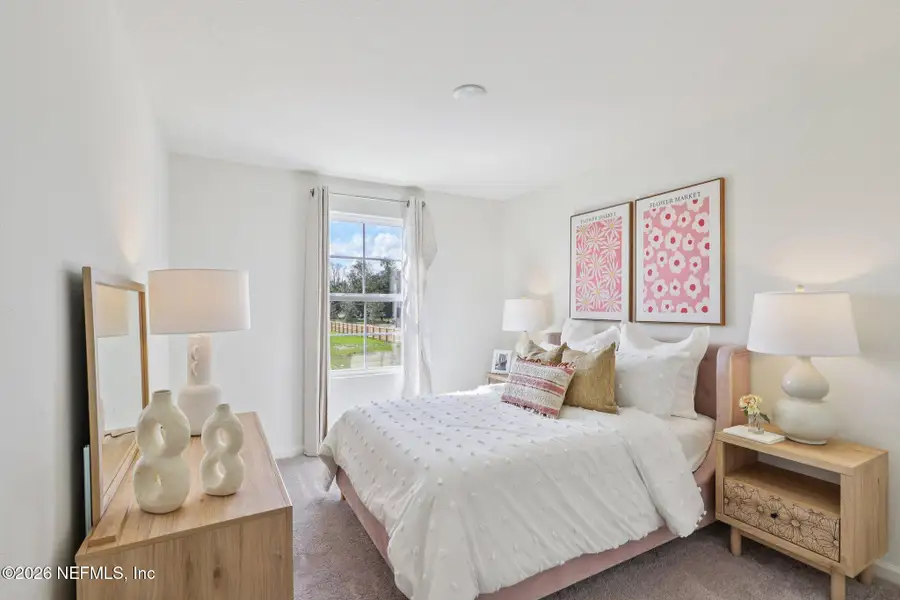 Furnished interior view inside a new home in , Jacksonville (Image 10).