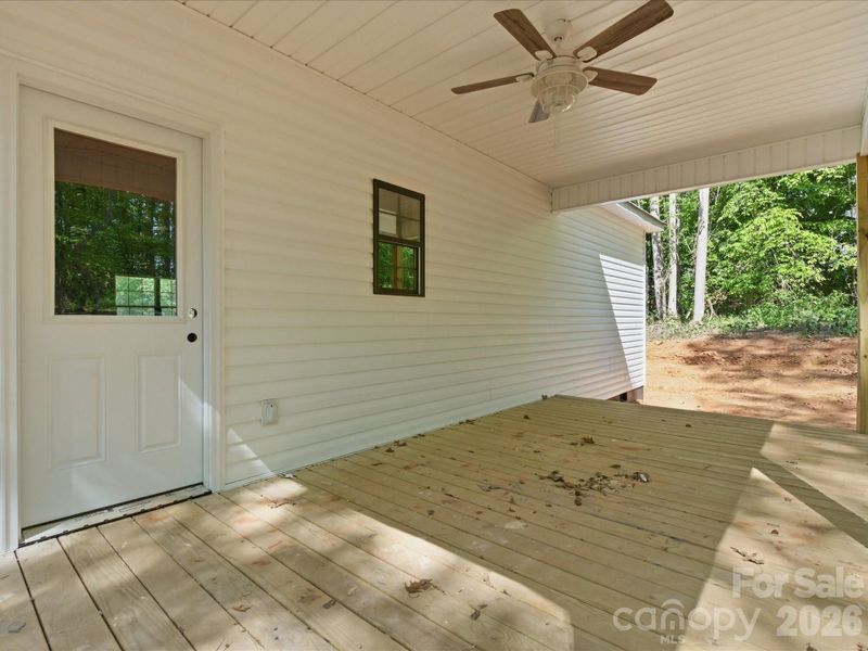 Exterior details and patio area of a home in , Clover (Image 26).