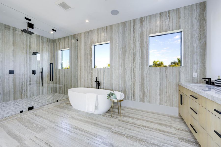 Furnished interior view inside a new home in , Palm Beach Gardens (Image 12).