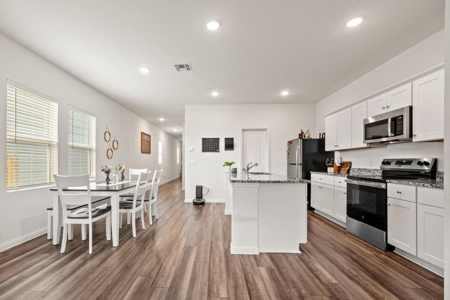 Open concept living space