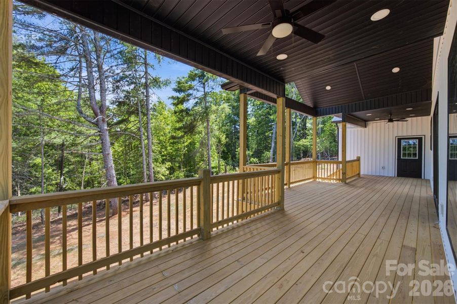 Exterior details and patio area of a home in , Morganton (Image 23).