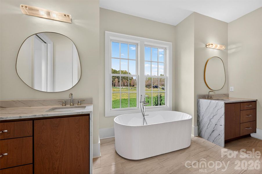 Furnished interior view inside a new home in , Mint Hill (Image 17).