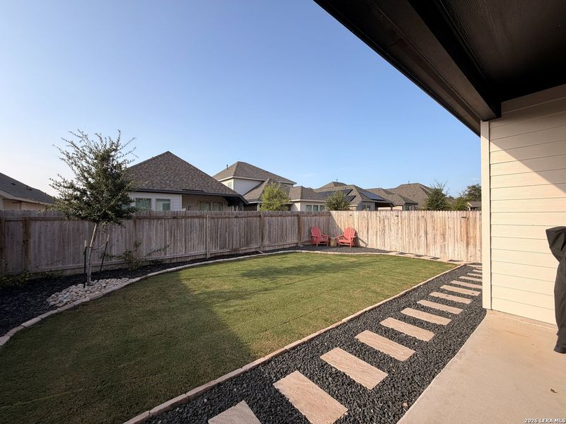 Exterior details and patio area of a home in Veranda, San Antonio (Image 3). Exterior details and patio area of a home in Veranda, San Antonio (Image 3).
