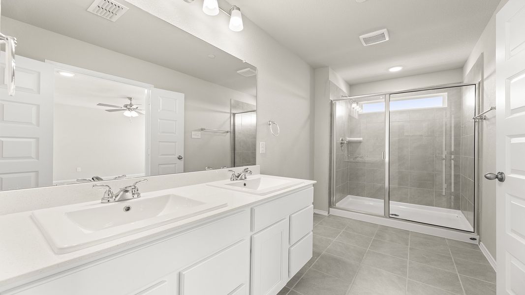 Furnished interior view inside a new home in Heartland Townhomes, Heartland (Image 9).