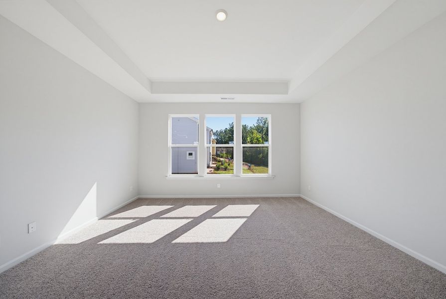 Spacious, unfurnished interior of a new home in Sweetbrier, Durham (Image 22).