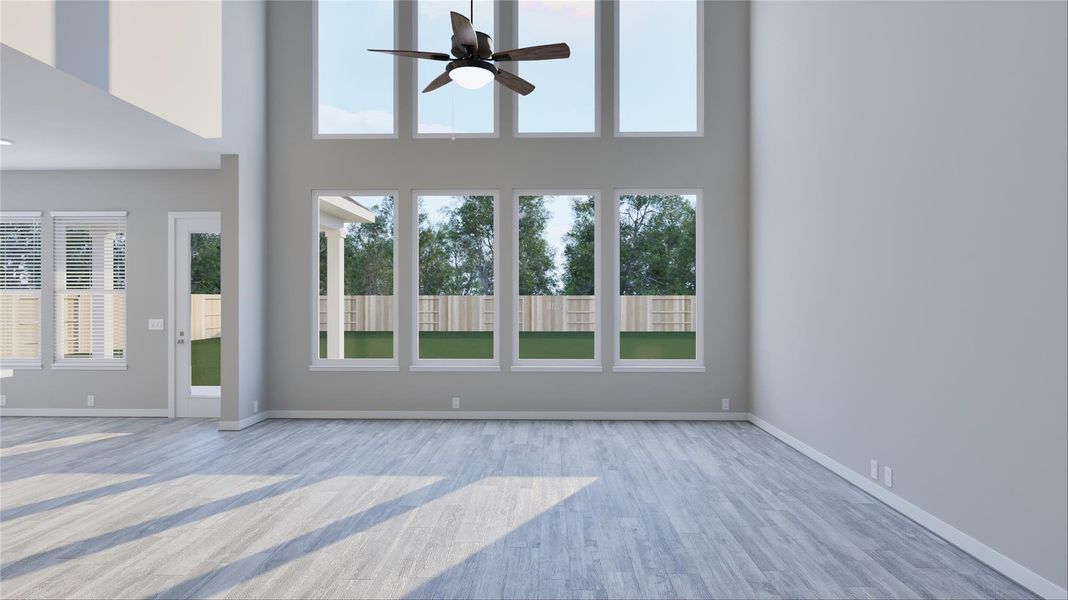Spacious, unfurnished interior of a new home in Canterra Creek 60', Iowa Colony (Image 19). Spacious, unfurnished interior of a new home in Canterra Creek 60', Iowa Colony (Image 19).