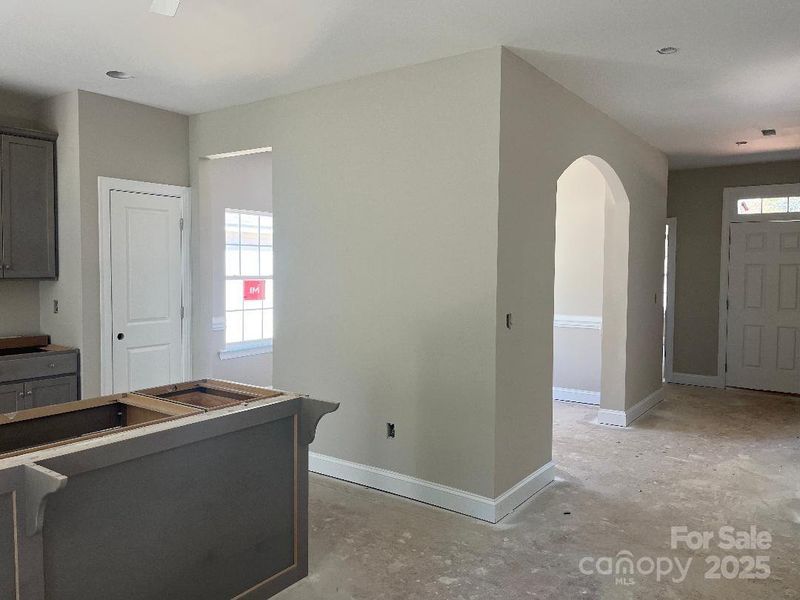 Hallway leading to Front Door