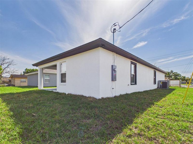 Exterior details and patio area of a home in , Lakeland (Image 22). Exterior details and patio area of a home in , Lakeland (Image 22).