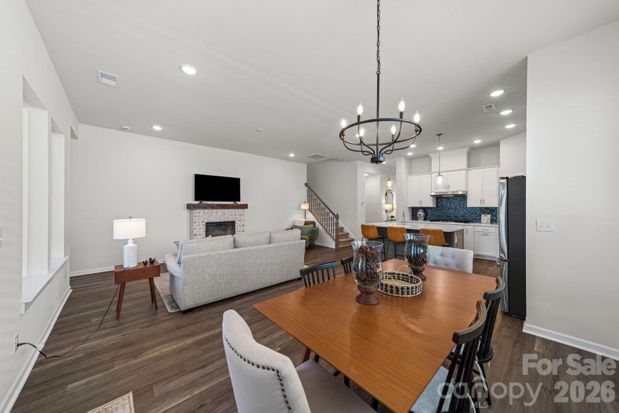 Furnished interior view inside a new home in , Waxhaw (Image 25).