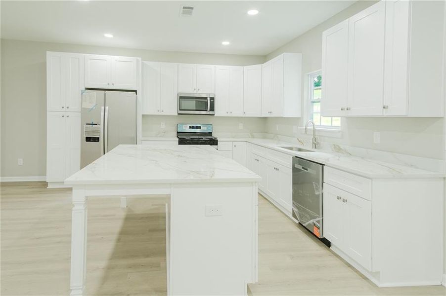 Furnished interior view inside a new home in , Stockbridge (Image 8).
