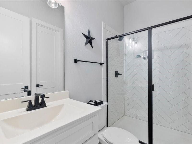 Furnished interior view inside a new home in Canterbury Cove, Forney (Image 18).