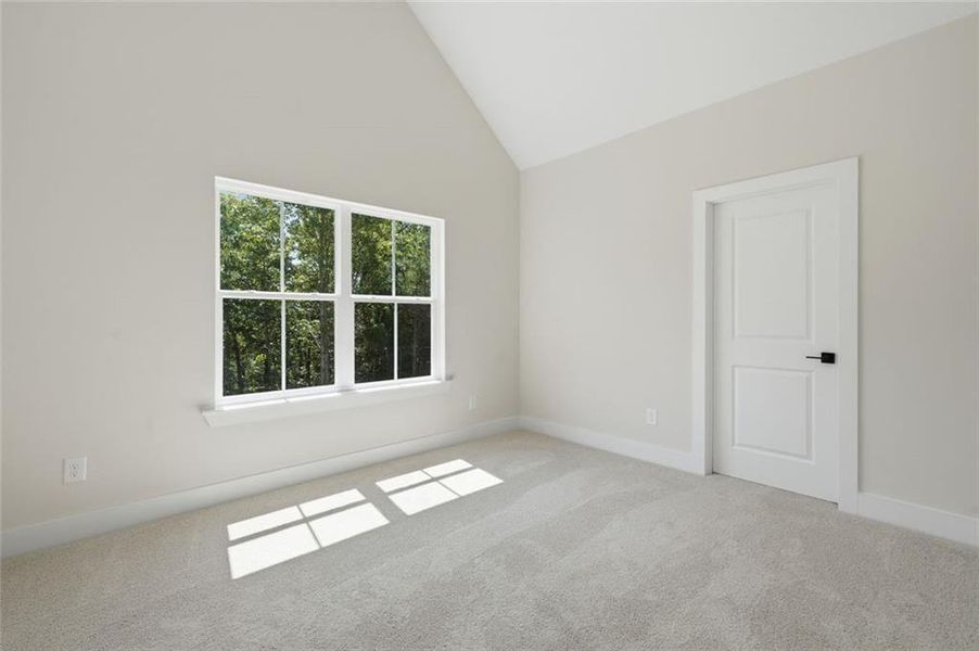 Spacious, unfurnished interior of a new home in , White (Image 44).