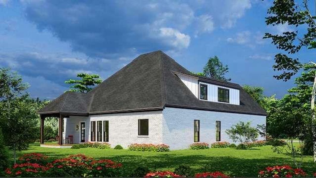 Exterior details and patio area of a home in , Lithonia (Image 3).
