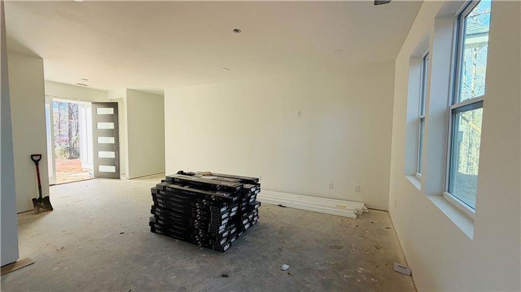 In-progress construction of a new home in , Hiram, GA (Image 31).