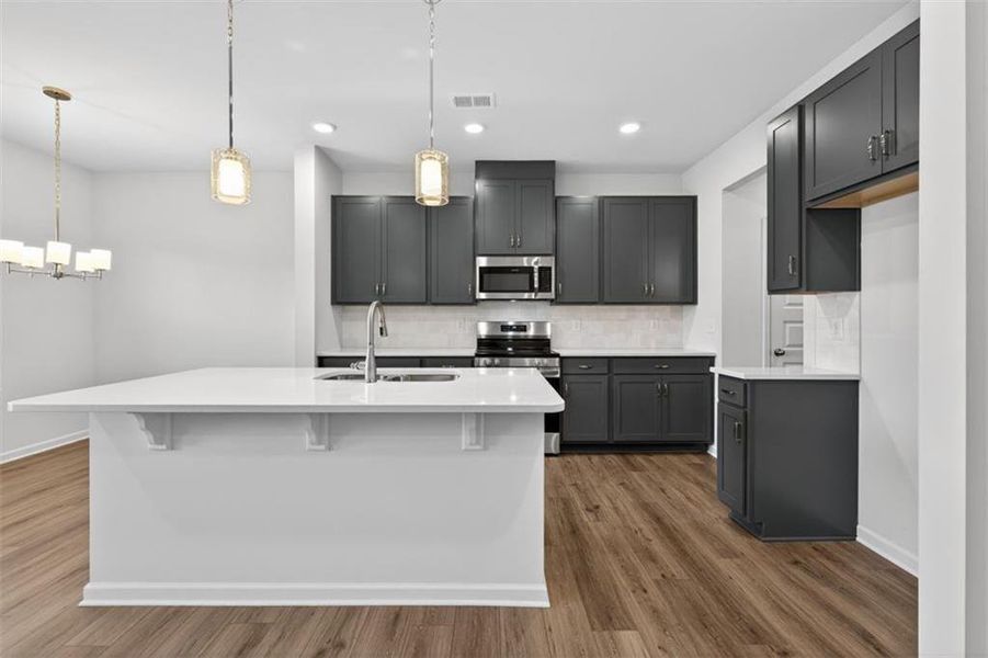 Furnished interior view inside a new home in Franklin Manor, Lawrenceville (Image 26).